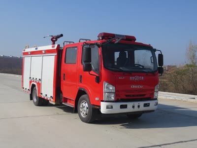 國六慶鈴3.5噸泡沫消防車(chē)